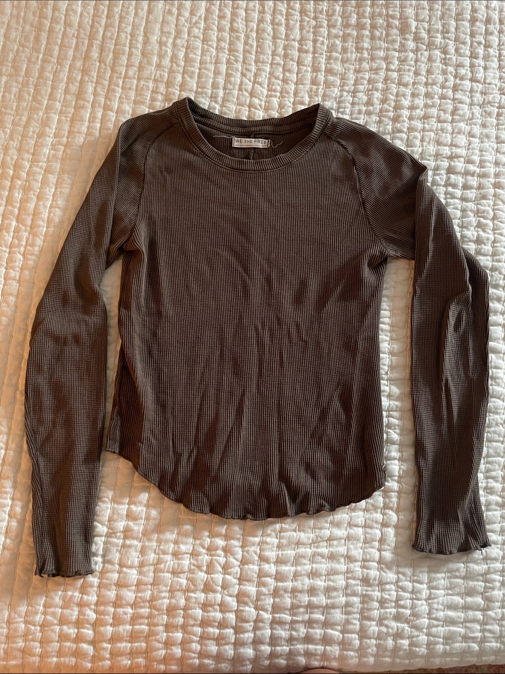 Free People We The Free Easy Does It Long Sleeve Tee